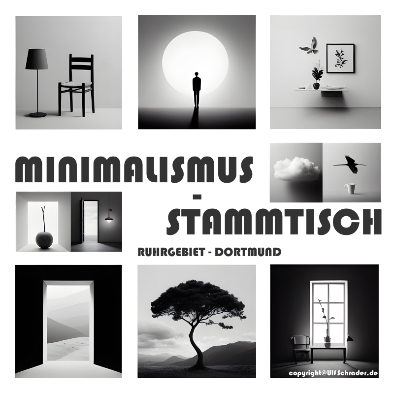 Minimalismus-Stammtisch Pauluskirche Dortmund. Bild-Grafik: Copyright@UlfSchrader.de